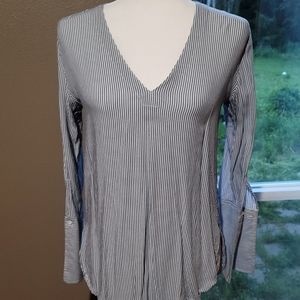 Treasure & Bond Blue White Blouse Sz X-Small